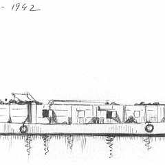 1942 - Motozattera prima serie MZ733